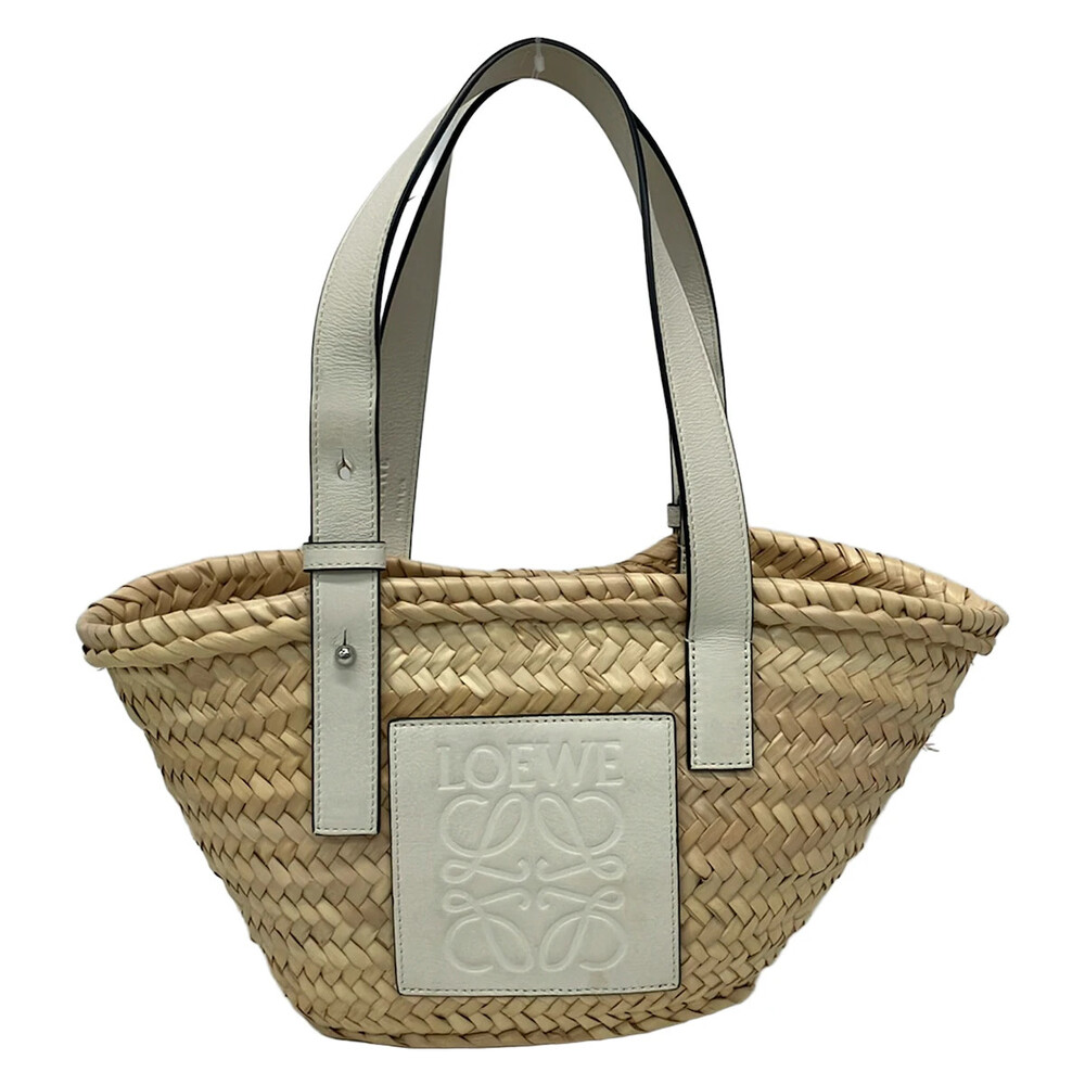 Loewe Basket Bag Small Beige White Palm #308142L79B